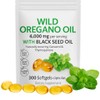 300 cápsulas blandas de Aceite de orégano orgánico y aceite