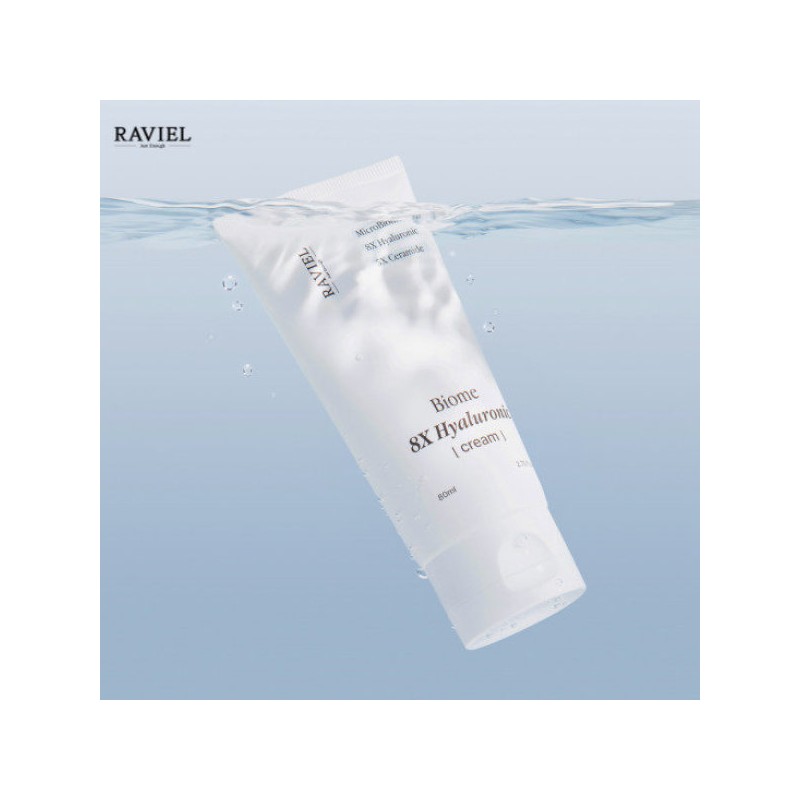 Raviel 바이옴8X수분케어 세트 ( 바이옴앰플 +바이옴크림) Biome 8X Moisture Care