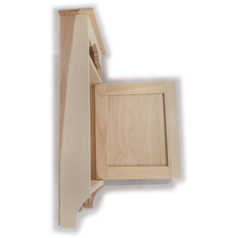 Hanging Wooden Key Cabinet | Wall Mounted Box Key's Rack