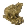 Bunny Statue Sturdy Brass Retro Look Fine Details Stable Durable