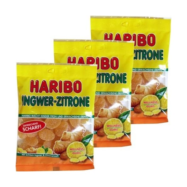 Haribo Ingwer-Zitrone 3x175g
