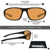 Bikershades Bifocal Safety Sunglasses Protection Sport Wrap Around Reader Cycling