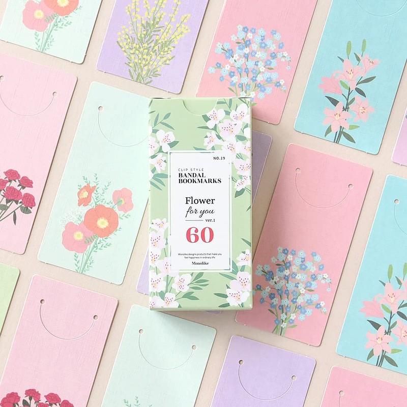 Monolike Half Moon Bookmark Flower for You Version 1 +