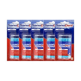 5x SensiDent interdental sticks, 2 in 1, 150 pieces.