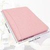 GraduatePro A4 Clipboard Folder Leather Zipped Portfolio Conference Presenter Document