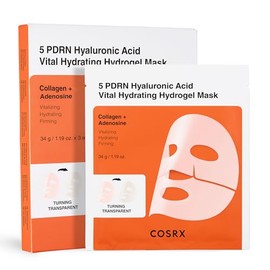 COSRX 5 PDRN Hyaluronic Hydrogel Face Mask, Glass Skin Glow, 34g x 3EA