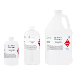 Lab Alley Ethanol 200 Proof (100%), Completely Denatured with Heptane, Extraction Grade, Kosher Certified, Halal - 1 Gallon Total (Pack of 4 x 1 Quart Bottles)