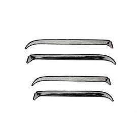 Auto Ventshade AVS 14088 Ventshade with Stainless Steel Finish, 4-Piece Set for 1979-1982 Ford LTD & Mercury Marquis, 1983-1991 Grand Marquis, 1987-1991 LTD Crown Victoria