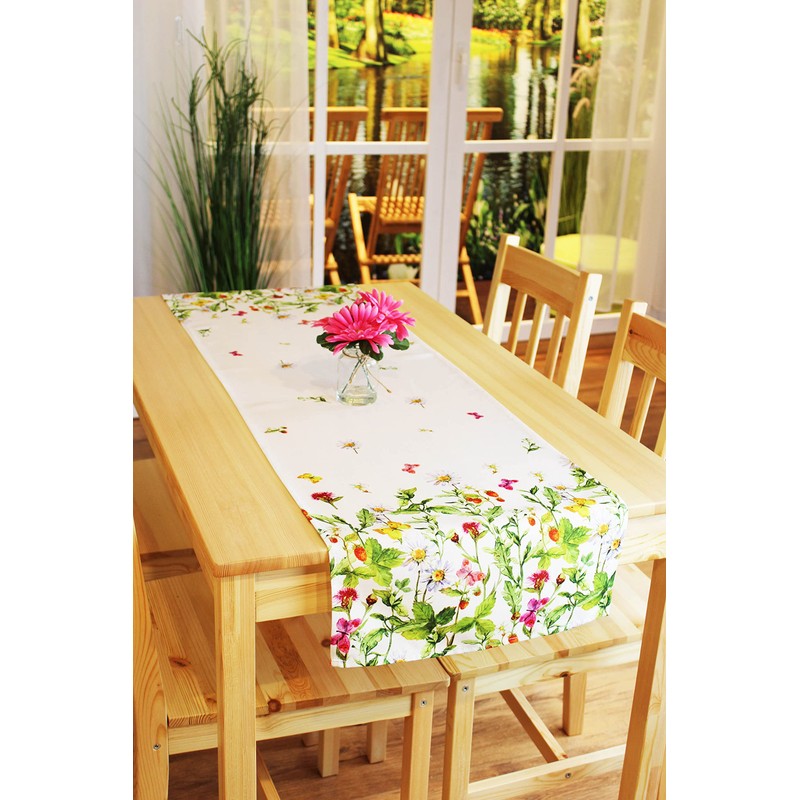 KAMACA Meadow Flowers and Butterflies Series High-Quality Print Motif with
