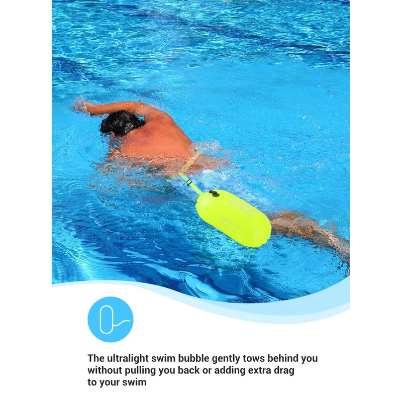 Swim Buoy - Enhanced Visibility Swim Belt with Lightweight Design