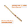sourcing map 10pcs 200-230 Grits Diamond Grinding Bit 2.3mm Cylinder