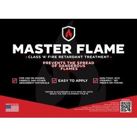 Master Flame - Fire Retardant - Spray on application - 1 Spray Quart 32 Oz