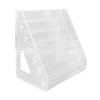 Cosmetic Storage Rack Acrylic 7 Layers Clear Nail Polish Display