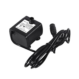 Bomba de Agua Sumergible, DC 12V Solar Bomba de Agua Amphibious Mini Sumergible Eléctrica Ultra Silencioso Bomba de Agua para Acuario Estanque Tanque de Peces