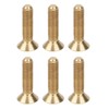 Flat Head Hex Socket Screws Pure Copper 6mm Diameter 2mm