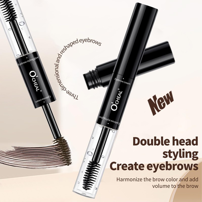 O'CHEAL 2 In 1 Double Head Black Curled Lashes Eyebrow