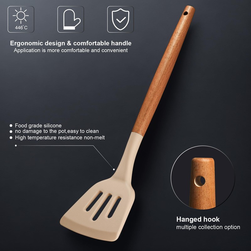 RAXCO Cooking Utensils Set,12-Piece Kitchen Utensils and Accessories,6-Piece Knife set,utensilios
