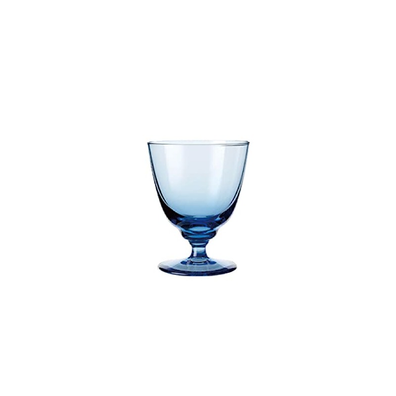 Holmegaard 35cl Flow Blown Glass for Drinks Blue