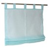 Brondby Roman Blind Semi-Transparent Turquoise Blue Width 120 cm x