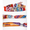 10 x 60FEST 60th Birthday Festival Birthday Party Wristbands Favours,
