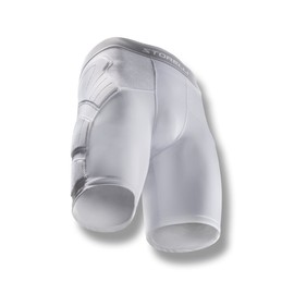 Storelli Unisex BodyShield Impact Sliders | Padded Soccer Sliding Undershorts | Enhanced Lower Body Protection | Black | Youth Large