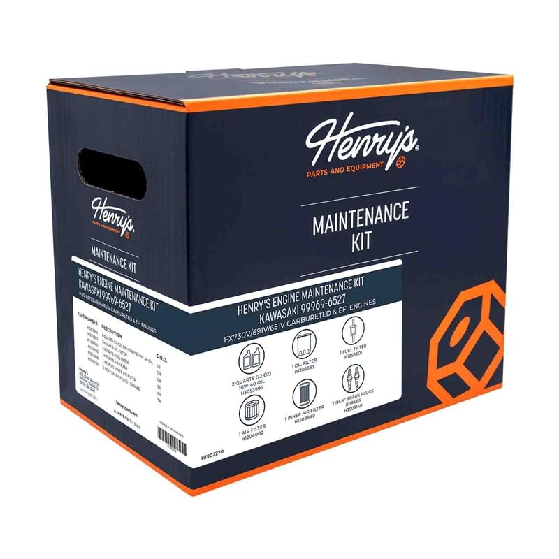 Henry's 99969-6527 10W-40 Maintenance Kit for Kawasaki FX651V FX691V FX730V