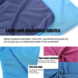 TANCANO Cooling Towel 2 Pack Microfiber Sports Towel Sweat Towel for Golf Workout Swimming Gym Yoga Travel Camping Fitness 40"x12" Sweat Towel