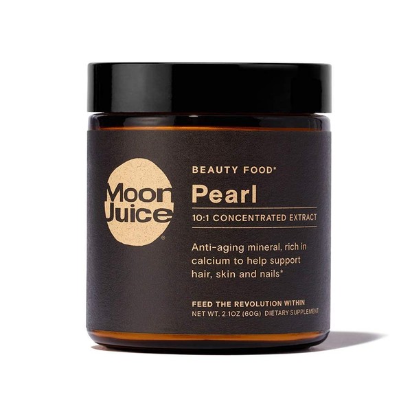 Pearl by Moon Juice - Pearl Powder Extract Supplement (10:1 Concentrated Extract) - Anti-Aging, Antioxidant & Collagen Production - Sustainably-Sourced, Non-GMO, Gluten-Free (2.1oz, 30 Servings)