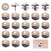 URROMA 60 Sets Gold Pearl Buttons, No Sew Buttons for