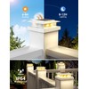 APONUO Solar Post Cap Lights for 4x4 5x5 Fence Deck