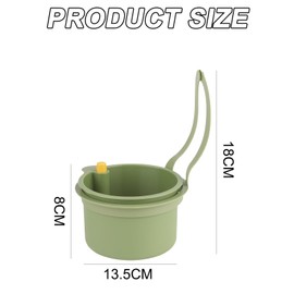 Push Button Strainer for Sink - Hanging Sink Strainer Sink Set, Sink Strainer on Tap, Filter Washing Strainer, Strainer Basket Home, Drain Strainer Kitchen Accessories