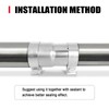 Peastorm 2.5 to 2.75 Inch Exhaust Adapter, 2.5" ID to
