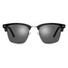 SIROKO - Bronx Metal Sunglasses - Black, Black, One Size,