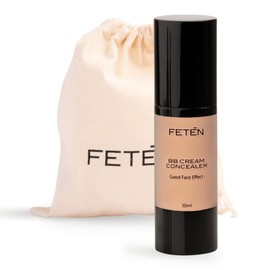 FETĒN BB Cream Getönte Tagescreme mit Lichtschutzfaktor, Tagespflege BB Creme Mattierend, Tönungscreme für das Gesicht für Männer und Frauen, Anti Age Magic Beauty Make Up and Tinted Moisturizer
