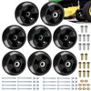 CheeMuii 8 Pack AM125172 Mower Deck Gauge Wheels Kit Lawn