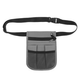 CENPEK Nurse Waist Pack, 21x16.5cm Multi-Purpose Small Tool Bag, Belt Bag, Tool Organizer (Gray)
