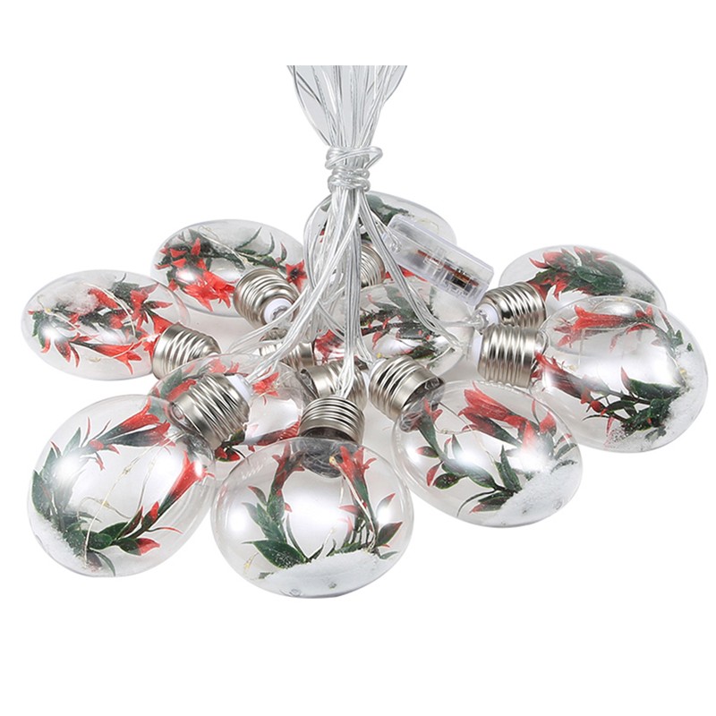 Simulation Flower Lights String Lights Scene Arrangement Bulb Horn Flower