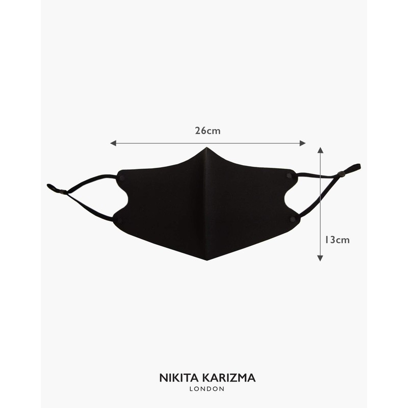 KARIZMA Face Wardrobe in Black Fabric Face Masks 6 Pieces