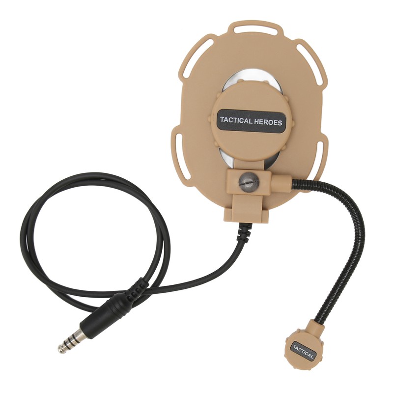 Walkie Talkie Single Side Headset with Mic 150Hz‑500Hz 7.1mm Plug