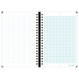 All Weather Side Spiral Notebook, 4 5/8" x 7", Yellow Cover, Metric Field Pattern (#363)