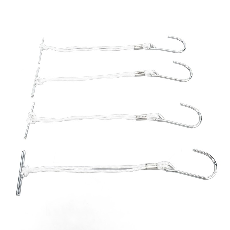 20Pcs Pattern Hooks Hanging Sewing Making Metal Hanger with Rope