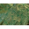 wowfabric4less123 Green Gold Paisley Metallic Brocade Fabric 60” Width Sold