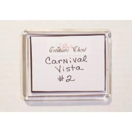 REFRIGERATOR MAGNET CARNIVAL VISTA #2 CRUISE SHIP - 3.5”x 3”