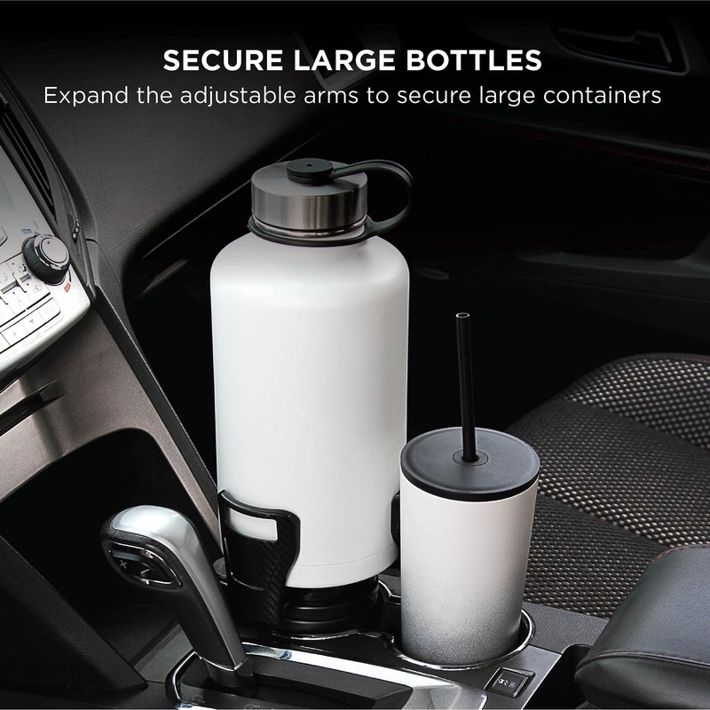 Limitless Dual CupStation - 2-in-1 Expandable Cup Holder with 360°