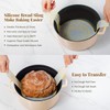 BAVIFY Sourdough Starter Kit, 9" Round & 10" Oval Banneton