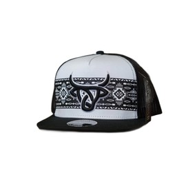 Lost Calf Shima White Black Flat