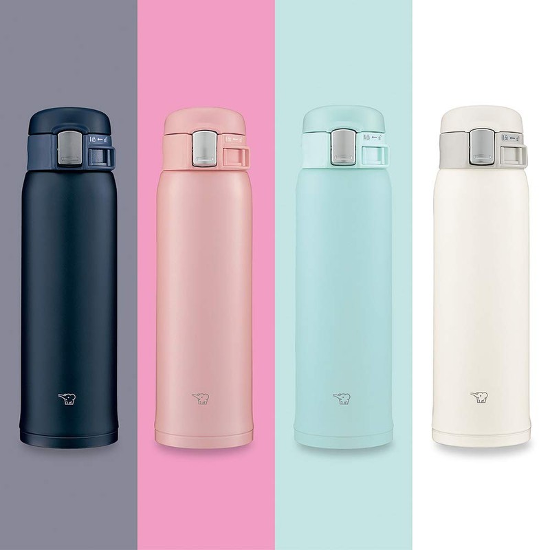 Zojirushi SM-SF48-AM Canteen For Drinking Directly (One Touch Opening), Stainless
