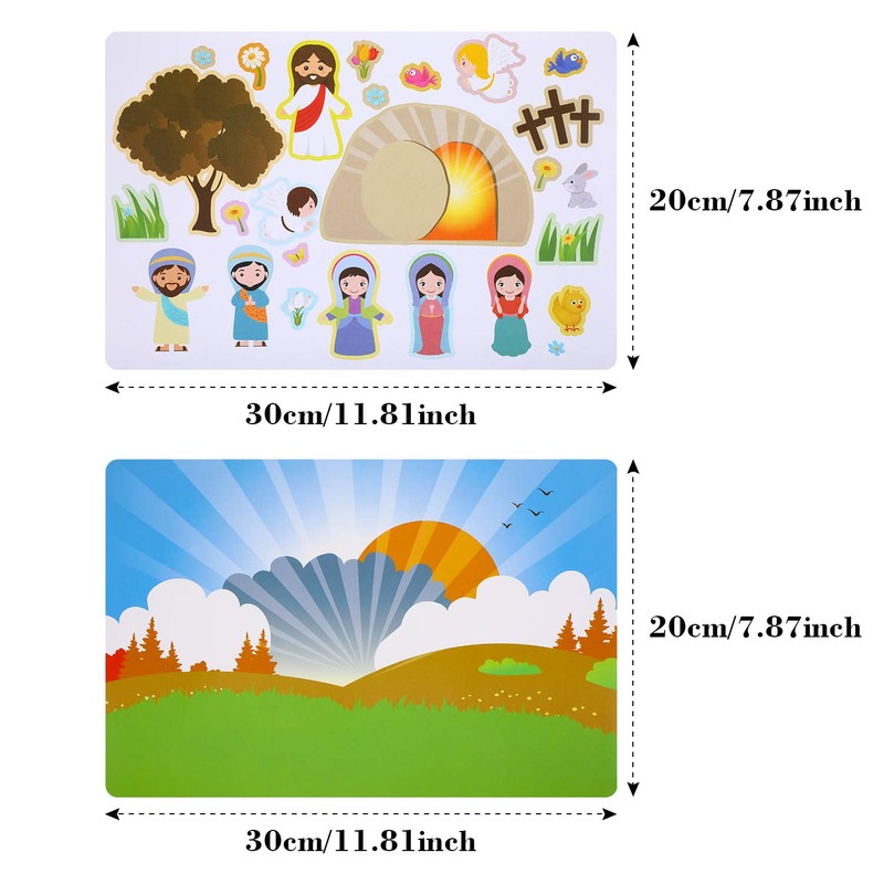 Easter Stickers 10 Set for School Supply Classroom Activity Easter