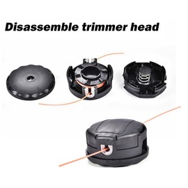 PIT66 5 Pack String Trimmer Head for Speed Feed 400 Echo SRM 225 Fits Echo GT Series & Shindaiwa F Series Curved-Shaft String Trimmers Only, Will NOT fit Straight Shaft Trimmers