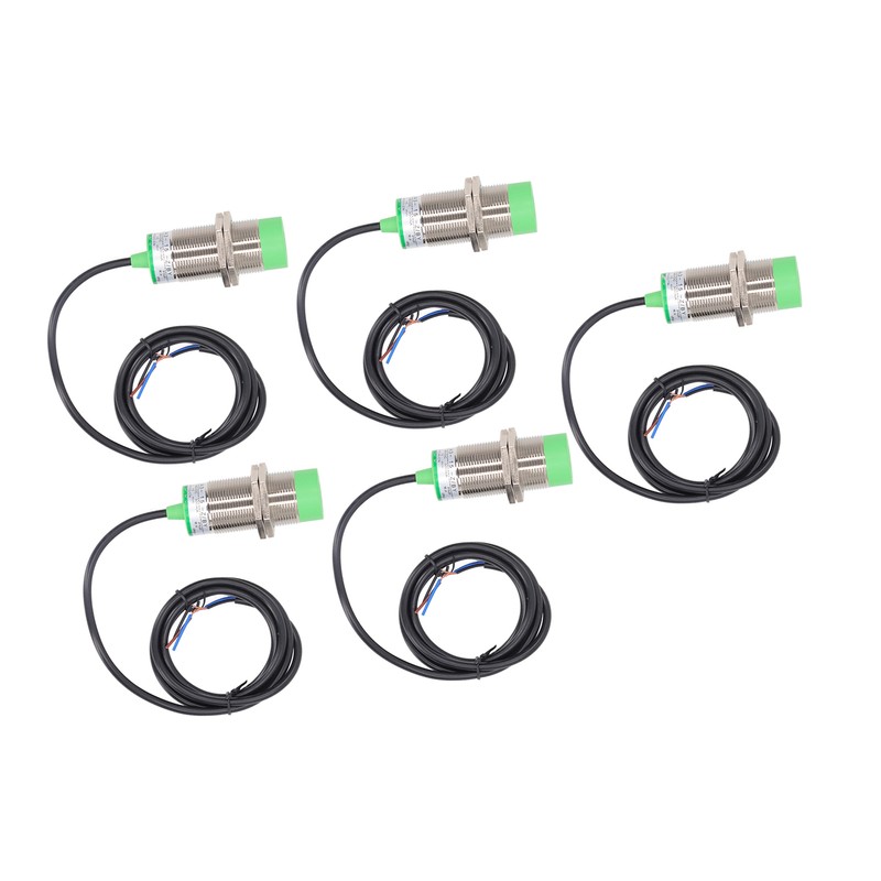 5 Pcs Proximity Sensor PNP Normally Open 15mm Detection IP65